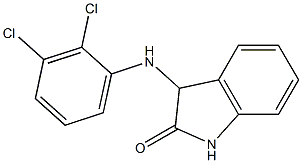 3-[(2,3-dichlorophenyl)amino]-2,3-dihydro-1H-indol-2-one 구조식 이미지