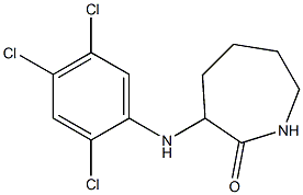 3-[(2,4,5-trichlorophenyl)amino]azepan-2-one Structure