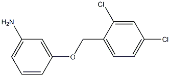 3-[(2,4-dichlorophenyl)methoxy]aniline Structure