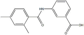 3-[(2,4-dimethylbenzoyl)amino]benzoic acid 구조식 이미지