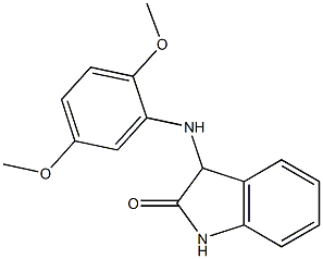 3-[(2,5-dimethoxyphenyl)amino]-2,3-dihydro-1H-indol-2-one Structure