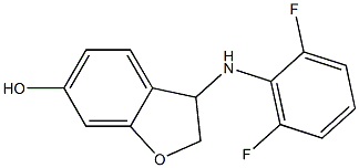 3-[(2,6-difluorophenyl)amino]-2,3-dihydro-1-benzofuran-6-ol Structure