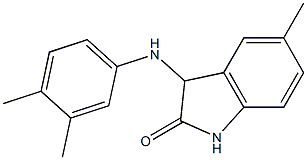 3-[(3,4-dimethylphenyl)amino]-5-methyl-2,3-dihydro-1H-indol-2-one Structure
