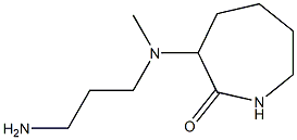 3-[(3-aminopropyl)(methyl)amino]azepan-2-one 구조식 이미지