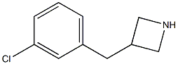 3-[(3-chlorophenyl)methyl]azetidine Structure