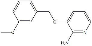 3-[(3-methoxyphenyl)methoxy]pyridin-2-amine 구조식 이미지