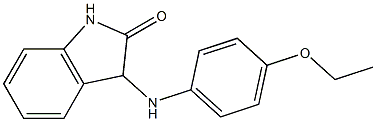 3-[(4-ethoxyphenyl)amino]-2,3-dihydro-1H-indol-2-one Structure