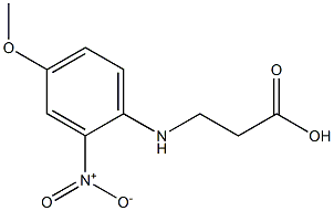 3-[(4-methoxy-2-nitrophenyl)amino]propanoic acid Structure