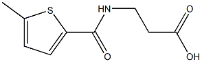 3-[(5-methylthiophen-2-yl)formamido]propanoic acid Structure