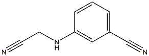 3-[(cyanomethyl)amino]benzonitrile 구조식 이미지