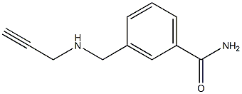 3-[(prop-2-yn-1-ylamino)methyl]benzamide 구조식 이미지