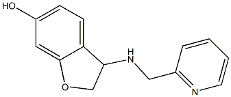 3-[(pyridin-2-ylmethyl)amino]-2,3-dihydro-1-benzofuran-6-ol Structure