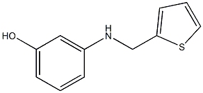 3-[(thiophen-2-ylmethyl)amino]phenol 구조식 이미지