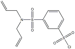 3-[bis(prop-2-en-1-yl)sulfamoyl]benzene-1-sulfonyl chloride Structure