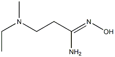 3-[ethyl(methyl)amino]-N'-hydroxypropanimidamide 구조식 이미지