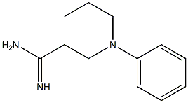 3-[phenyl(propyl)amino]propanimidamide 구조식 이미지