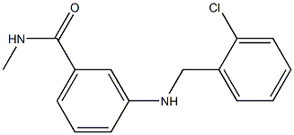 3-{[(2-chlorophenyl)methyl]amino}-N-methylbenzamide 구조식 이미지