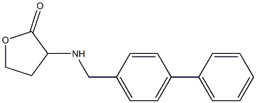 3-{[(4-phenylphenyl)methyl]amino}oxolan-2-one 구조식 이미지