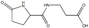 3-{[(5-oxopyrrolidin-2-yl)carbonyl]amino}propanoic acid 구조식 이미지