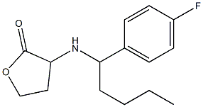 3-{[1-(4-fluorophenyl)pentyl]amino}oxolan-2-one 구조식 이미지