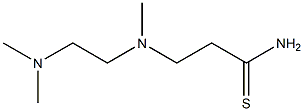 3-{[2-(dimethylamino)ethyl](methyl)amino}propanethioamide Structure