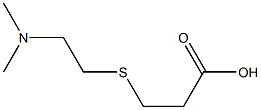 3-{[2-(dimethylamino)ethyl]thio}propanoic acid 구조식 이미지