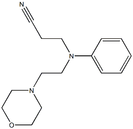 3-{[2-(morpholin-4-yl)ethyl](phenyl)amino}propanenitrile 구조식 이미지