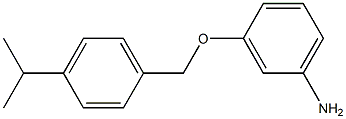 3-{[4-(propan-2-yl)phenyl]methoxy}aniline Structure