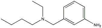 3-{[butyl(ethyl)amino]methyl}aniline Structure