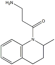 3-amino-1-(2-methyl-1,2,3,4-tetrahydroquinolin-1-yl)propan-1-one Structure
