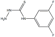 3-amino-1-(3,5-difluorophenyl)thiourea 구조식 이미지