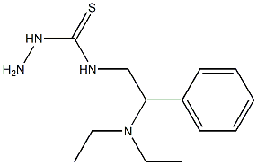 3-amino-1-[2-(diethylamino)-2-phenylethyl]thiourea Structure