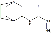 3-amino-1-1-azabicyclo[2.2.2]octan-3-ylthiourea Structure