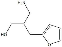 3-amino-2-(furan-2-ylmethyl)propan-1-ol 구조식 이미지