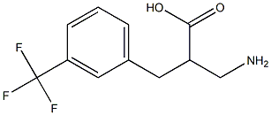 3-amino-2-{[3-(trifluoromethyl)phenyl]methyl}propanoic acid Structure