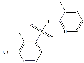 3-amino-2-methyl-N-(3-methylpyridin-2-yl)benzene-1-sulfonamide Structure
