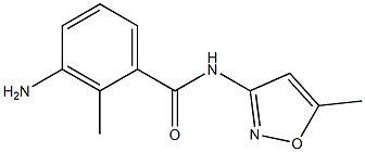 3-amino-2-methyl-N-(5-methylisoxazol-3-yl)benzamide Structure