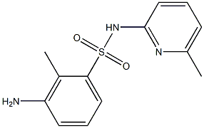 3-amino-2-methyl-N-(6-methylpyridin-2-yl)benzene-1-sulfonamide Structure