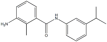 3-amino-2-methyl-N-[3-(propan-2-yl)phenyl]benzamide Structure