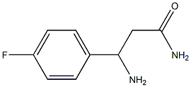 3-amino-3-(4-fluorophenyl)propanamide Structure