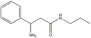 3-amino-3-phenyl-N-propylpropanamide 구조식 이미지