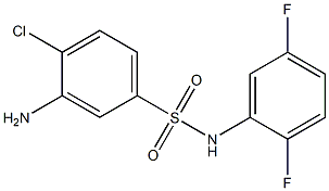 3-amino-4-chloro-N-(2,5-difluorophenyl)benzene-1-sulfonamide Structure