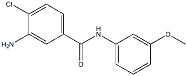 3-amino-4-chloro-N-(3-methoxyphenyl)benzamide Structure