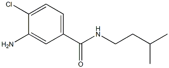 3-amino-4-chloro-N-(3-methylbutyl)benzamide 구조식 이미지