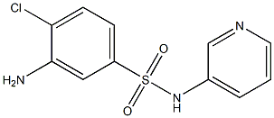 3-amino-4-chloro-N-(pyridin-3-yl)benzene-1-sulfonamide 구조식 이미지