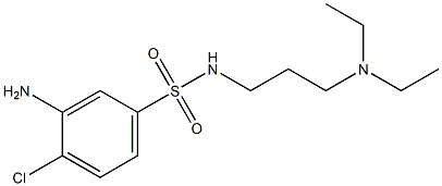 3-amino-4-chloro-N-[3-(diethylamino)propyl]benzene-1-sulfonamide Structure