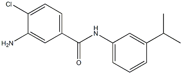 3-amino-4-chloro-N-[3-(propan-2-yl)phenyl]benzamide 구조식 이미지