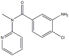 3-amino-4-chloro-N-methyl-N-(pyridin-2-yl)benzamide 구조식 이미지