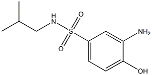3-amino-4-hydroxy-N-(2-methylpropyl)benzene-1-sulfonamide 구조식 이미지