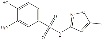 3-amino-4-hydroxy-N-(5-methyl-1,2-oxazol-3-yl)benzene-1-sulfonamide Structure